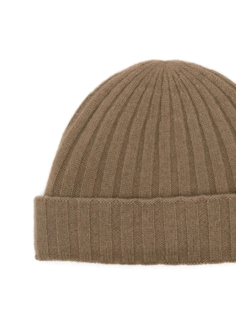 TOTEME ribbed cashmere beanie - Neutrals - zdjęcie produktu nr 2