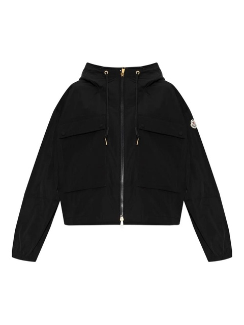 Moncler logo-patch jacket - Black - zdjęcie produktu nr 1