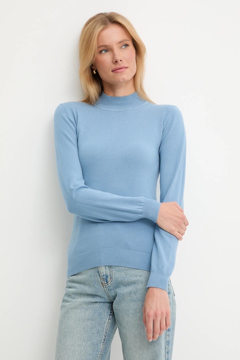 Answear.LAB sweter z kaszmirem damski kolor niebieski - zdjęcie produktu nr 1