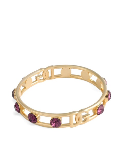Dolce & Gabbana logo-plaque bracelet - Gold - zdjęcie produktu nr 2
