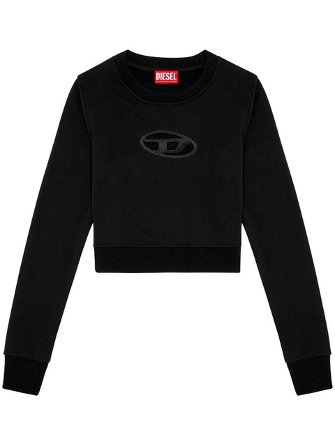 Diesel F-Slimmy-Od cropped sweatshirt - Black - zdjęcie produktu nr 1