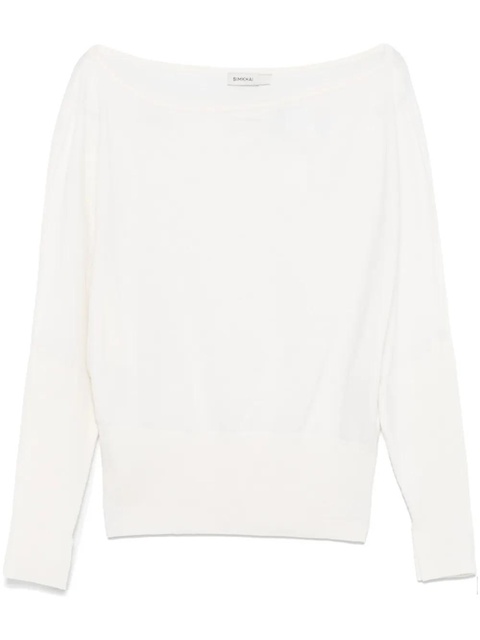 Simkhai Lavina off-shoulder sweater - White - zdjęcie produktu nr 1