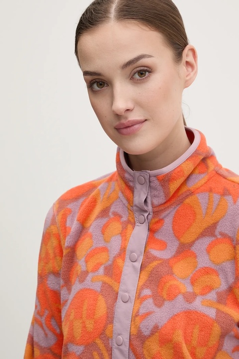 Helly Hansen bluza sportowa Maridalen kolor pomarańczowy wzorzysta 63430 - zdjęcie produktu nr 2