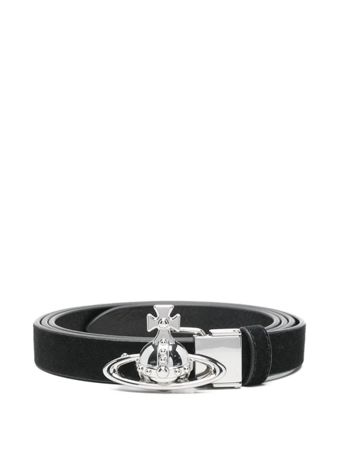 Vivienne Westwood small Orb buckle belt - Black - zdjęcie produktu nr 1