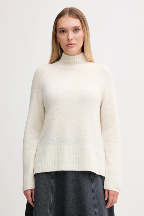 Gaudi sweter damski kolor beżowy z golfem 521FD53011 - zdjęcie produktu nr 1