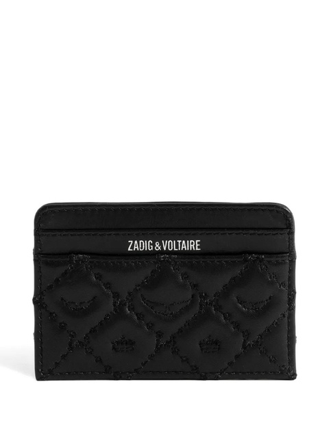 Zadig&Voltaire quilted logo-plaque cardholder - Black - zdjęcie produktu nr 2
