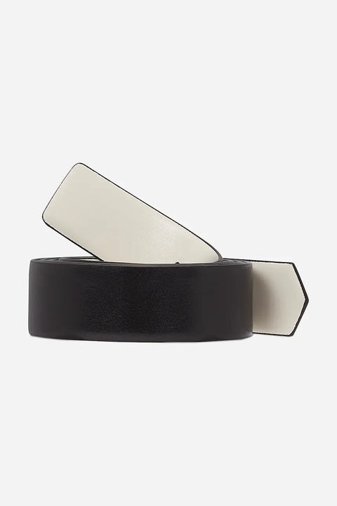 Karl Lagerfeld pasek skórzany damski kolor czarny A2W33057 - zdjęcie produktu nr 2