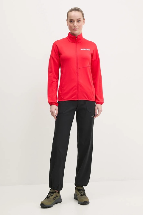 adidas TERREX bluza sportowa Xperior kolor czerwony gładka JE1360 - zdjęcie produktu nr 1