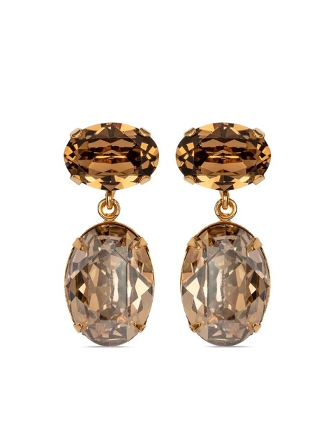Jennifer Behr Lenora oval earrings - Gold - zdjęcie produktu nr 1