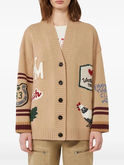 Weekend Max Mara embroidered stripe cardigan - Neutrals - zdjęcie produktu nr 2