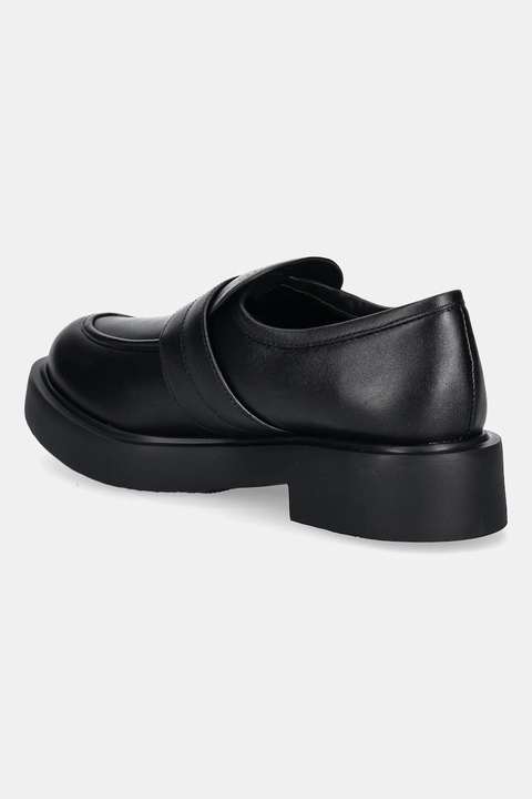 Love Moschino mokasyny skórzane damskie kolor czarny na platformie JA10134G1NIA000A - zdjęcie produktu nr 2
