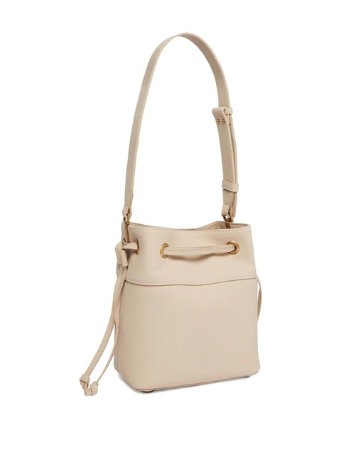 PINKO small leather bucket bag - Neutrals - zdjęcie produktu nr 2