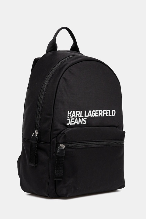 Karl Lagerfeld Jeans plecak kolor czarny duży z aplikacją A3M30353 - zdjęcie produktu nr 2