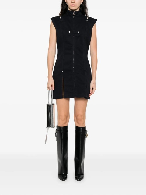 Jean Paul Gaultier zip-front sleeveless dress - Blue - zdjęcie produktu nr 1