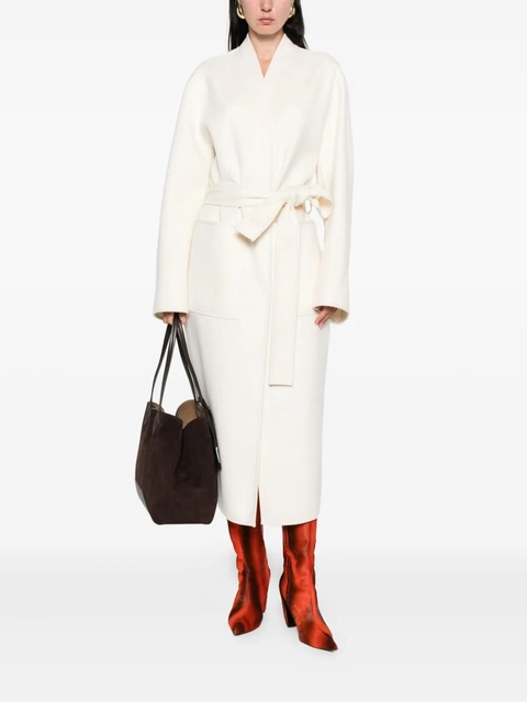 Róhe belted wrap coat - Neutrals - zdjęcie produktu nr 1