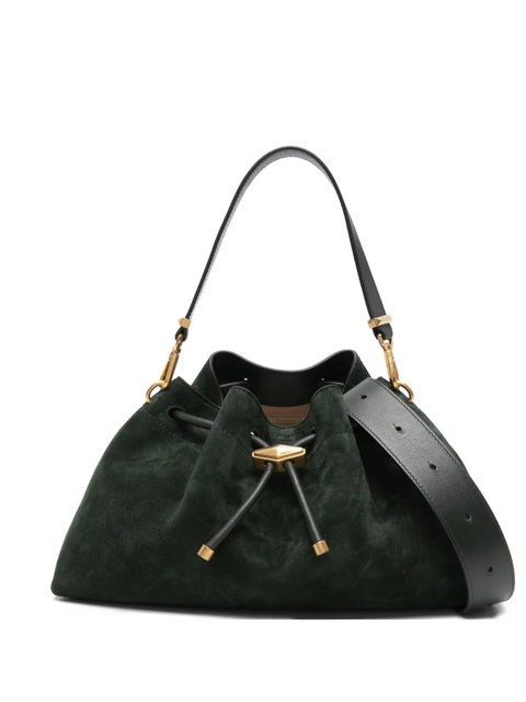 Jimmy Choo Bon Bon suede bucket bag - Green - zdjęcie produktu nr 1