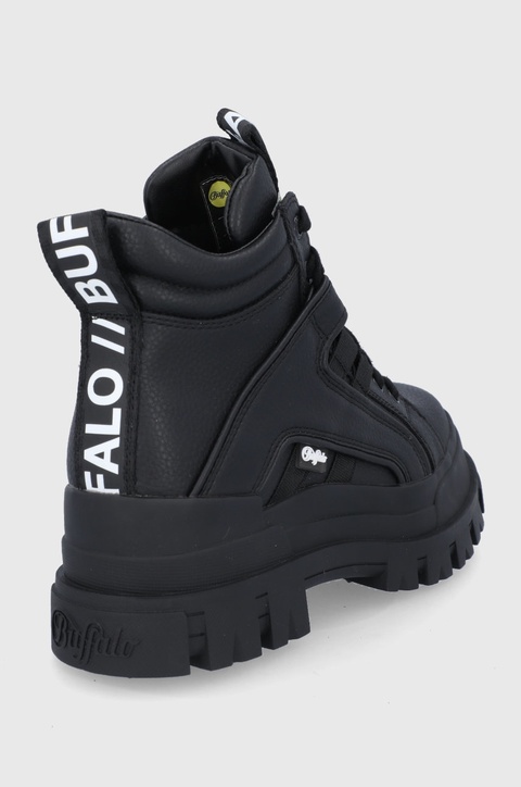 Buffalo sneakersy Aspha NC MID kolor czarny na platformie 1622045 - zdjęcie produktu nr 2