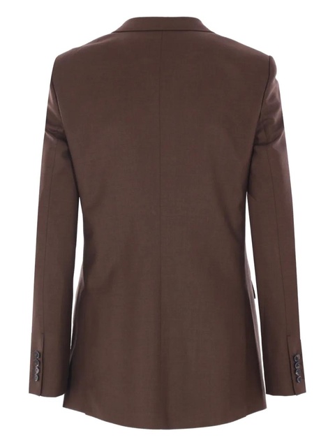 Loro Piana double-breasted wool blazer - Brown - zdjęcie produktu nr 1