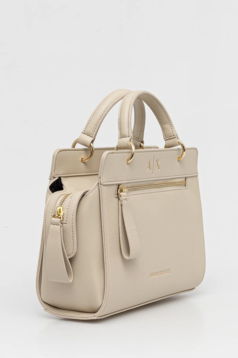 Armani Exchange torebka kolor beżowy XW001554 AF17117 - zdjęcie produktu nr 2
