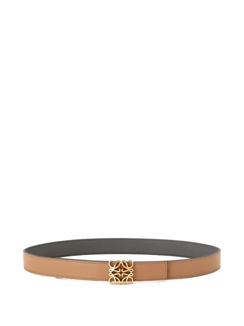 LOEWE anagram-buckle leather belt - Brown - zdjęcie produktu nr 1
