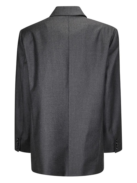 Róhe double-breasted tailored blazer - Grey - zdjęcie produktu nr 2