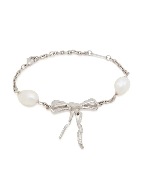Marni bow-detail bracelet - Silver - zdjęcie produktu nr 1