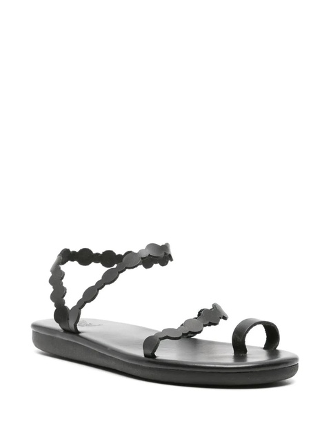 Ancient Greek Sandals Cronos flat leather sandals - Black - zdjęcie produktu nr 2