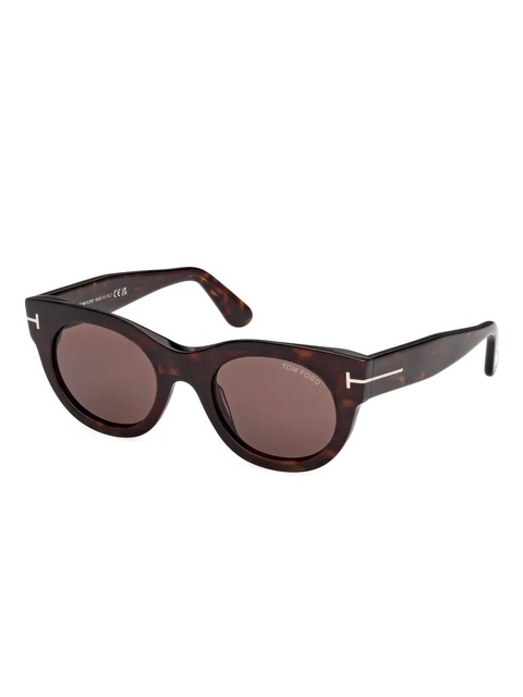 TOM FORD Eyewear round-frame sunglasses - Brown - zdjęcie produktu nr 2