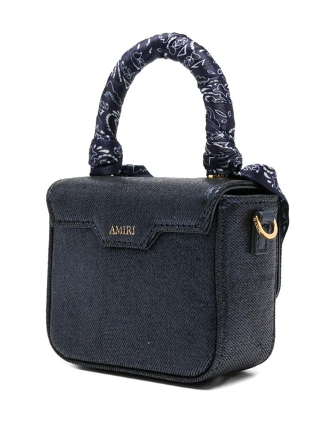 AMIRI scarf-handle tote bag - Blue - zdjęcie produktu nr 2