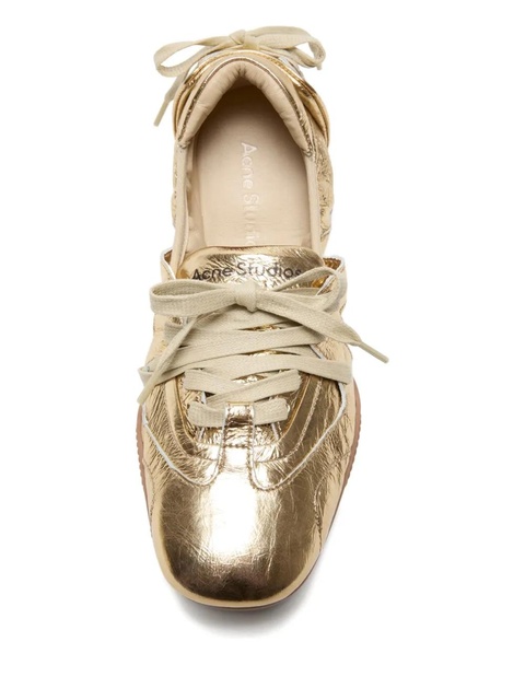Acne Studios lace-up sneakers - Gold - zdjęcie produktu nr 2