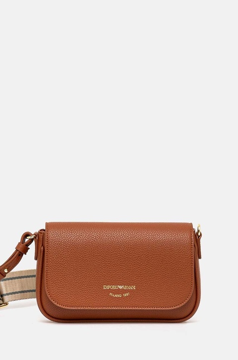 Emporio Armani torebka kolor brązowy EW000538 AF12103 - zdjęcie produktu nr 2
