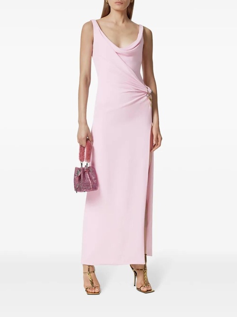 Versace Safety Pin gathered gown - Pink - zdjęcie produktu nr 2