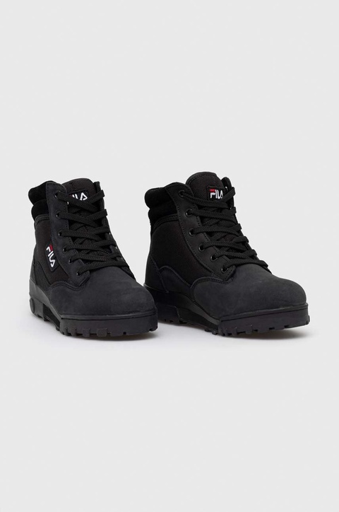 Fila workery GRUNGE damskie kolor czarny na platformie - zdjęcie produktu nr 2