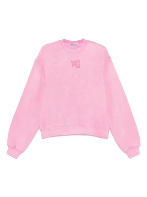 Alexander Wang logo-embossed sweatshirt - Pink - zdjęcie produktu nr 1