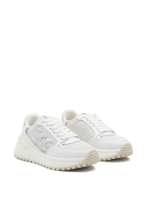 PINKO Love Birds-embellished platform sneakers - White - zdjęcie produktu nr 1