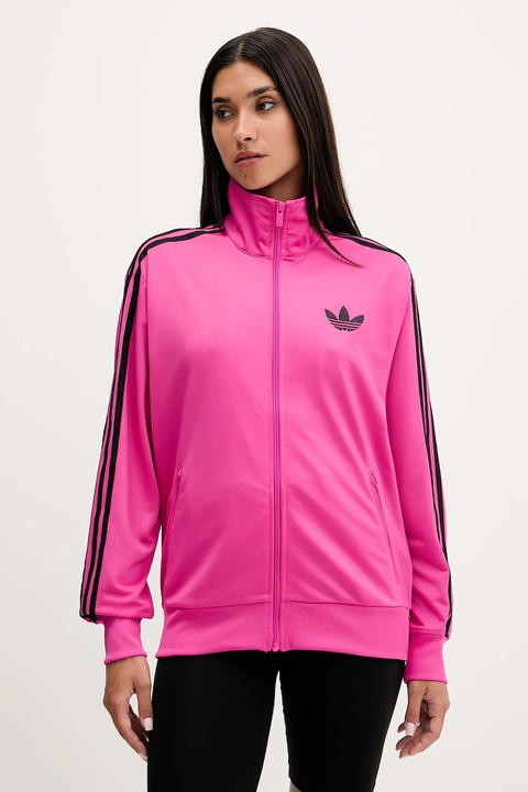 adidas Originals bluza Firebird damska kolor różowy z aplikacją JX7866 - zdjęcie produktu nr 1