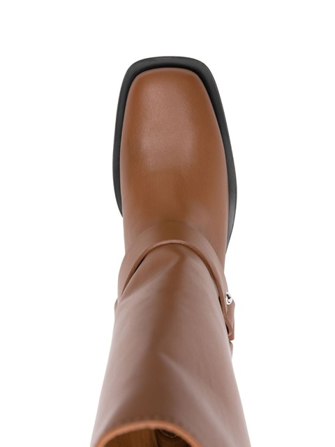 GANNI 50mm biker boots - Brown - zdjęcie produktu nr 2