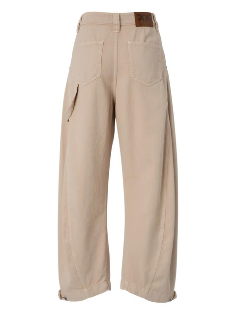 PINKO pleated wide-leg jeans - Neutrals - zdjęcie produktu nr 2