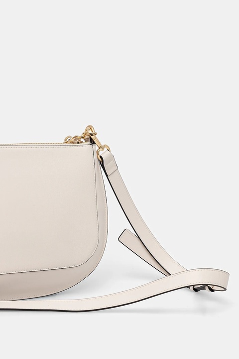 Tommy Hilfiger torebka skórzana kolor beżowy AW0AW18143 - zdjęcie produktu nr 2