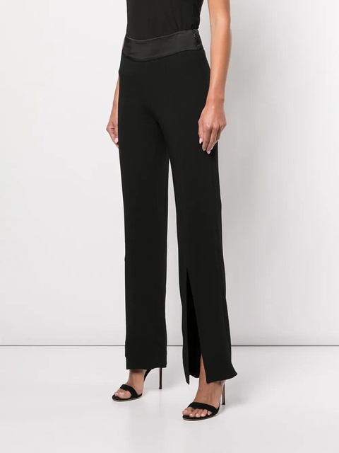 Simkhai Crepe straight-leg trousers - Black - zdjęcie produktu nr 2