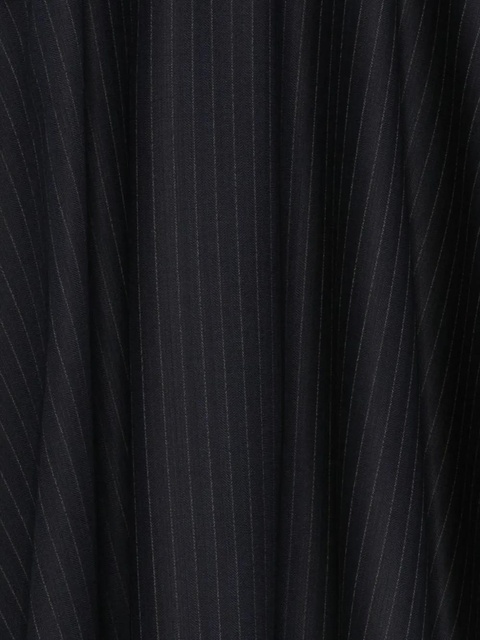 Golden Goose pinstriped logo-detail skirt - Blue - zdjęcie produktu nr 2