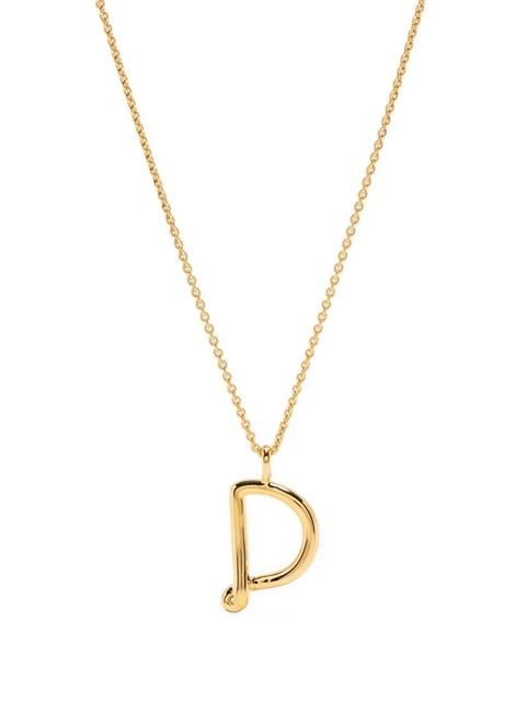 Missoma Curly Molten initial pendant necklace - Gold - zdjęcie produktu nr 1