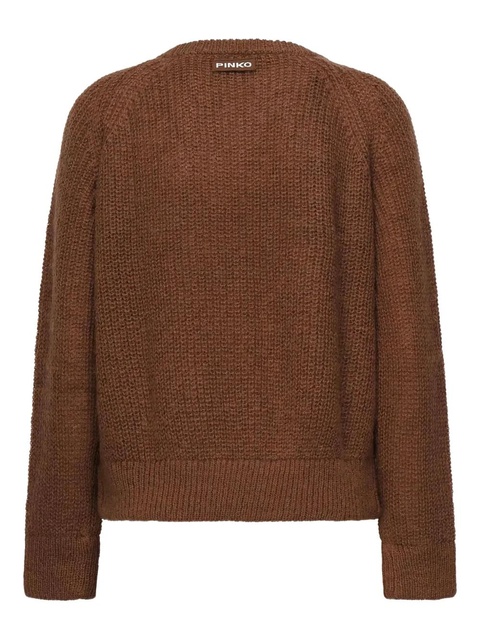 PINKO crew-neck long-sleeve sweater - Brown - zdjęcie produktu nr 2