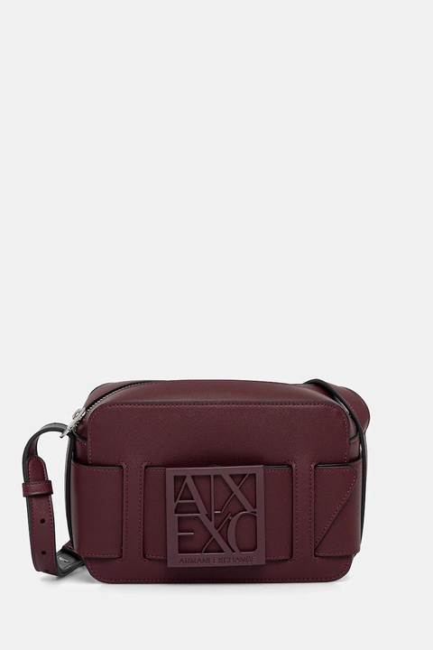 Armani Exchange torebka kolor bordowy 942699 0A874 - zdjęcie produktu nr 1