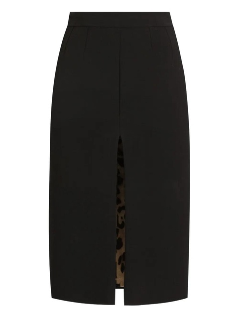 Dolce & Gabbana DNA slit-front pencil skirt - Black - zdjęcie produktu nr 1