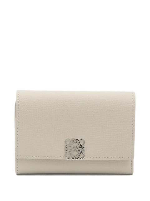 LOEWE Anagram leather wallet - Neutrals - zdjęcie produktu nr 1