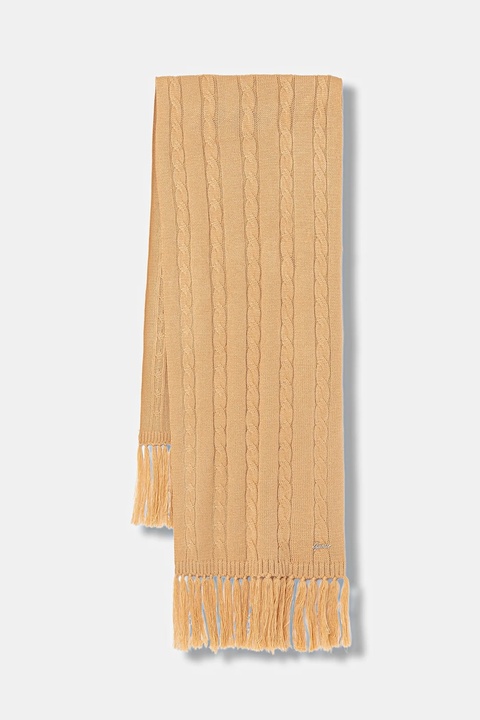 Guess szalik KENDRA damski kolor beżowy gładki W5BZ16 Z3362 - zdjęcie produktu nr 1