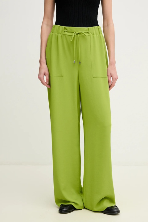 Joseph Ribkoff spodnie damskie kolor zielony szerokie high waist 251185 - zdjęcie produktu nr 1