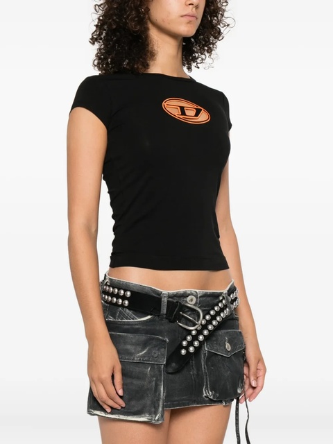 Diesel T-Angie logo T-shirt - Black - zdjęcie produktu nr 1