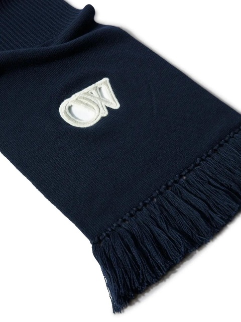 Off-White OW-motif wool scarf - Black - zdjęcie produktu nr 2